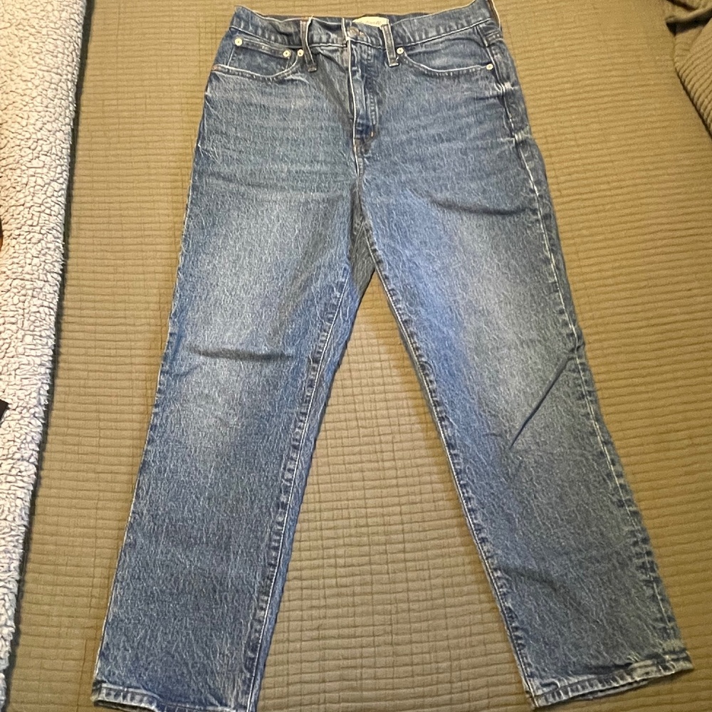 Madewell Classic Straight Jeans - Size 28P
